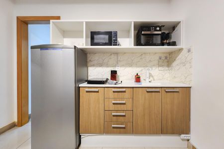 Cozinha  de apartamento para alugar com 1 quarto, 18m² em Centro, Rio de Janeiro