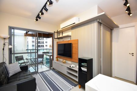 entrada de kitnet/studio para alugar com 1 quarto, 28m² em Jardim Paulista, São Paulo