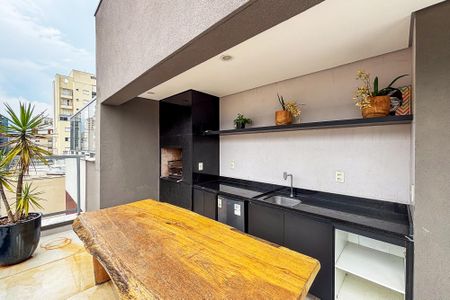 Studio para alugar com 28m², 1 quarto e 1 vagachurrasqueira