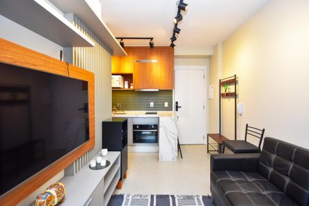 Studio para alugar com 28m², 1 quarto e 1 vagaSala de estar