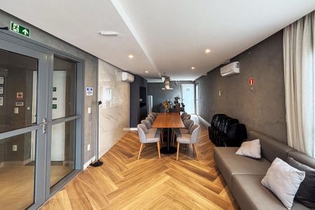 Studio para alugar com 28m², 1 quarto e 1 vagasalao de festa