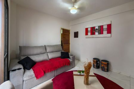 Sala de apartamento para alugar com 1 quarto, 72m² em Guilhermina, Praia Grande