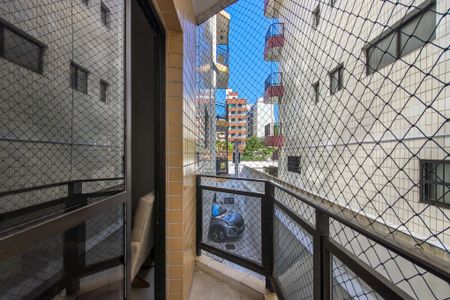 Sacada  de apartamento para alugar com 1 quarto, 72m² em Guilhermina, Praia Grande