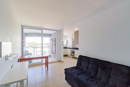 Sala de apartamento para alugar com 1 quarto, 49m² em Campo Belo, São Paulo