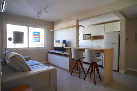 Sala de apartamento para alugar com 1 quarto, 49m² em Boa Vista, Porto Alegre