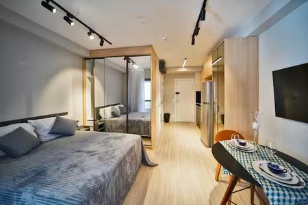 Apartamento para alugar com 28m², 1 quarto e sem vaga Apartamento para alugar com 28m², 1 quarto e sem vagaSala/Quarto