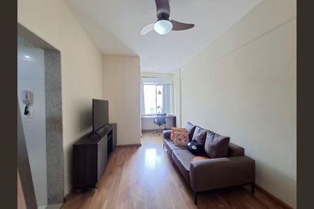 Sala de apartamento à venda com 1 quarto, 42m² em Glória, Rio de Janeiro