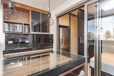 Studio para alugar com 30m², 1 quarto e 1 vaga Studio para alugar com 30m², 1 quarto e 1 vagaVaranda gourmet