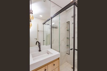 Studio para alugar com 30m², 1 quarto e 1 vaga Studio para alugar com 30m², 1 quarto e 1 vagaBanheiro