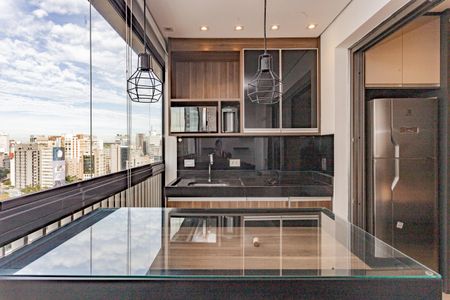 Studio para alugar com 30m², 1 quarto e 1 vaga Studio para alugar com 30m², 1 quarto e 1 vagaVaranda gourmet