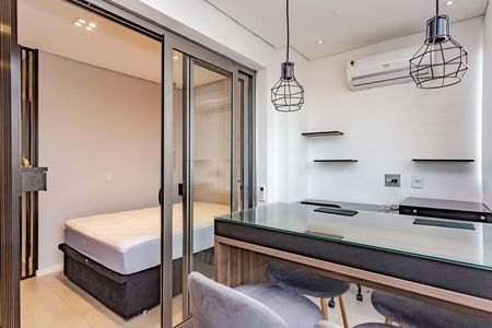 Studio para alugar com 30m², 1 quarto e 1 vaga Studio para alugar com 30m², 1 quarto e 1 vagaVaranda gourmet