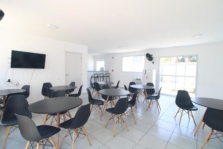 Apartamento para alugar com 34m², 1 quarto e sem vagaSalão de festas