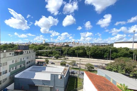 Vista do Quarto de apartamento para alugar com 1 quarto, 54m² em Coração Eucarístico, Belo Horizonte