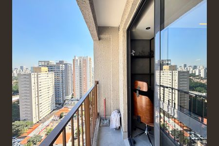 Studio à venda com 25m², 1 quarto e sem vagaVaranda
