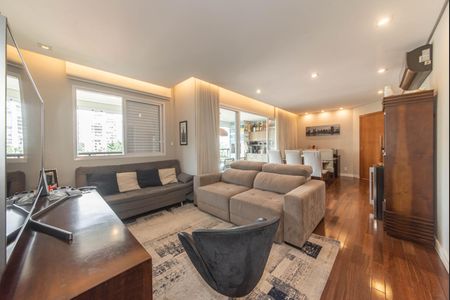 Sala de apartamento à venda com 3 quartos, 117m² em Santo Amaro, São Paulo