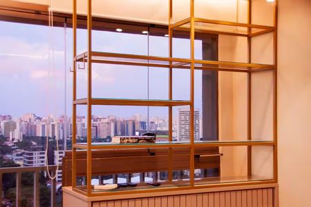 Sala/Quarto de apartamento para alugar com 1 quarto, 34m² em Cidade Monções, São Paulo
