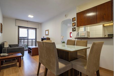Sala/Cozinha de apartamento à venda com 1 quarto, 45m² em Jardim Paulista, São Paulo