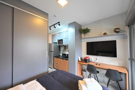 Studio à venda com 27m², 1 quarto e sem vagaSala/Quarto