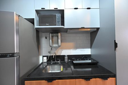 Studio à venda com 27m², 1 quarto e sem vagaCozinha
