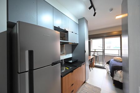 Studio à venda com 27m², 1 quarto e sem vagaCozinha