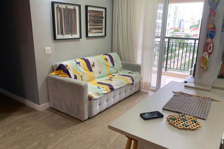 Sala de apartamento para alugar com 1 quarto, 72m² em Marapé, Santos