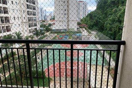Varanda da Sala de apartamento para alugar com 1 quarto, 72m² em Marapé, Santos
