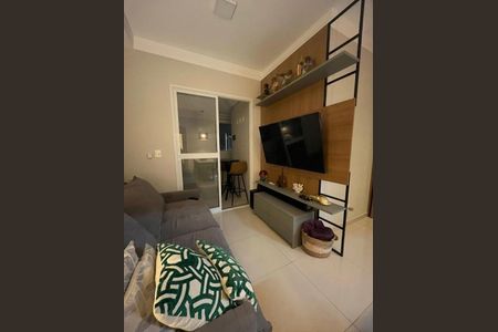 Sala de apartamento para alugar com 2 quartos, 70m² em Macuco, Santos