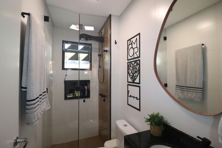 Apartamento à venda com 71m², 2 quartos e 2 vagasBanheiro Quarto 1 suíte