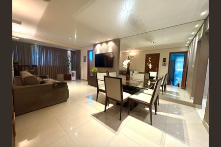 sala de apartamento para alugar com 3 quartos, 107m² em Indaiá, Belo Horizonte
