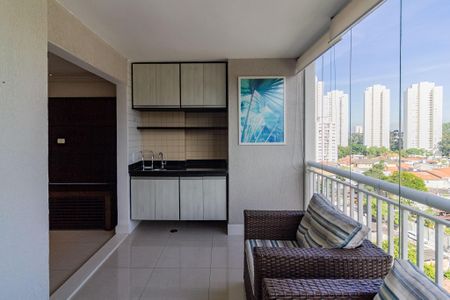 Varanda de apartamento para alugar com 3 quartos, 107m² em Jardim Taquaral, São Paulo