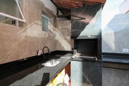 Casa de condomínio para alugar com 55m², 2 quartos e 1 vagaChurrasqueira