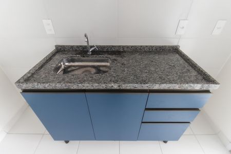 Sala - Cozinha de kitnet/studio para alugar com 2 quartos, 35m² em Itaquera, São Paulo