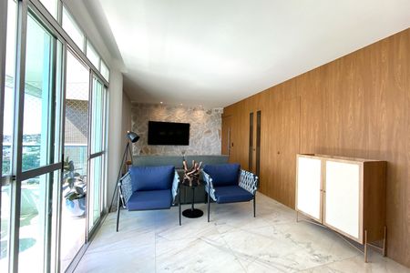 Sala de apartamento à venda com 4 quartos, 134m² em Belvedere, Belo Horizonte