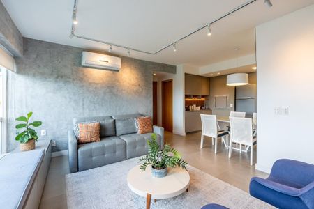 Apartamento para alugar com 58m², 1 quarto e 1 vaga Apartamento para alugar com 58m², 1 quarto e 1 vagaSala