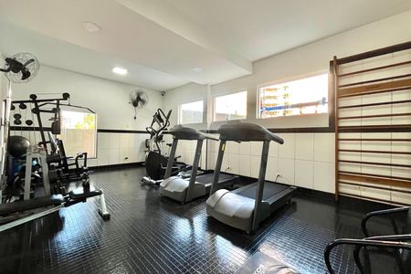 Apartamento para alugar com 68m², 1 quarto e 2 vagas Apartamento para alugar com 68m², 1 quarto e 2 vagasÁrea comum - Academia