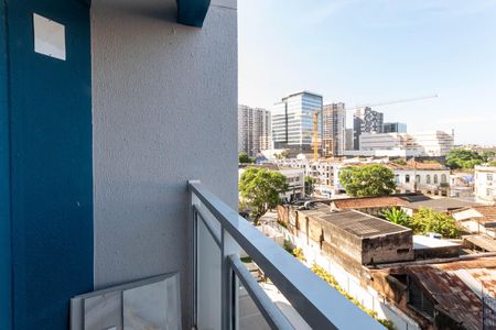 Varanda da Sala de apartamento para alugar com 2 quartos, 49m² em Santo Cristo, Rio de Janeiro