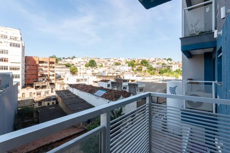 Varanda da Sala de apartamento para alugar com 2 quartos, 49m² em Santo Cristo, Rio de Janeiro