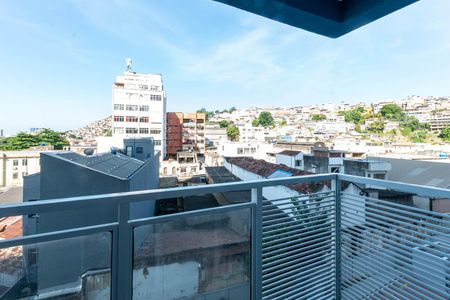 Varanda da Sala de apartamento para alugar com 2 quartos, 49m² em Santo Cristo, Rio de Janeiro