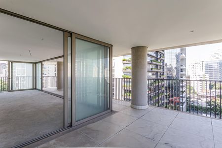Varanda da Sala de apartamento à venda com 3 quartos, 231m² em Vila Olímpia, São Paulo