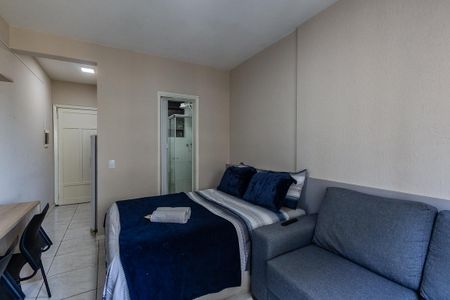 Studio para alugar com 25m², 1 quarto e sem vaga Studio para alugar com 25m², 1 quarto e sem vagaSala/Quarto