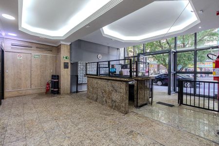 Studio para alugar com 25m², 1 quarto e sem vaga Studio para alugar com 25m², 1 quarto e sem vagaHall social