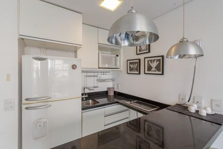 Cozinha de apartamento para alugar com 1 quarto, 52m² em Vila Nova Conceição, São Paulo