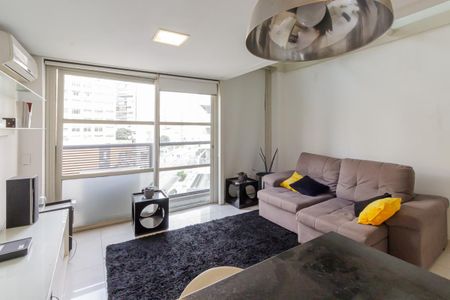 Sala de apartamento para alugar com 1 quarto, 52m² em Vila Nova Conceição, São Paulo