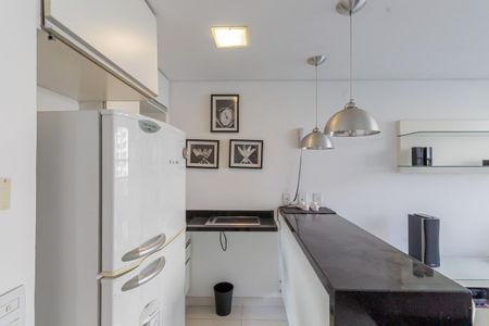 Cozinha de apartamento para alugar com 1 quarto, 52m² em Vila Nova Conceição, São Paulo