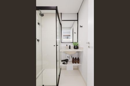 Studio para alugar com 28m², 1 quarto e sem vaga Studio para alugar com 28m², 1 quarto e sem vagaBanheiro