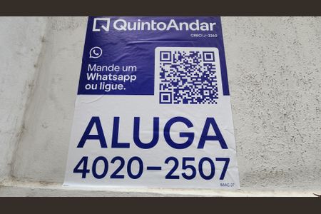 Apartamento para alugar com 30m², 1 quarto e sem vagaPlaca instalada 