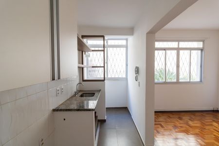 Cozinha de apartamento para alugar com 1 quarto, 42m² em Menino Deus, Porto Alegre