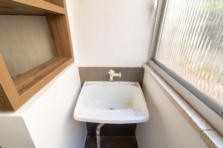 Cozinha de apartamento para alugar com 1 quarto, 42m² em Menino Deus, Porto Alegre
