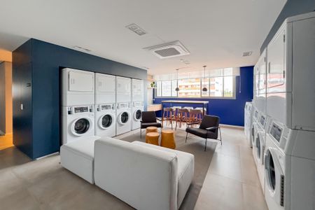 Studio à venda com 26m², 1 quarto e sem vagaLavanderia