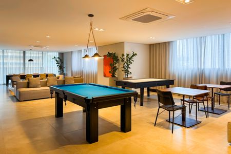 Studio à venda com 26m², 1 quarto e sem vagaSalão de Jogos